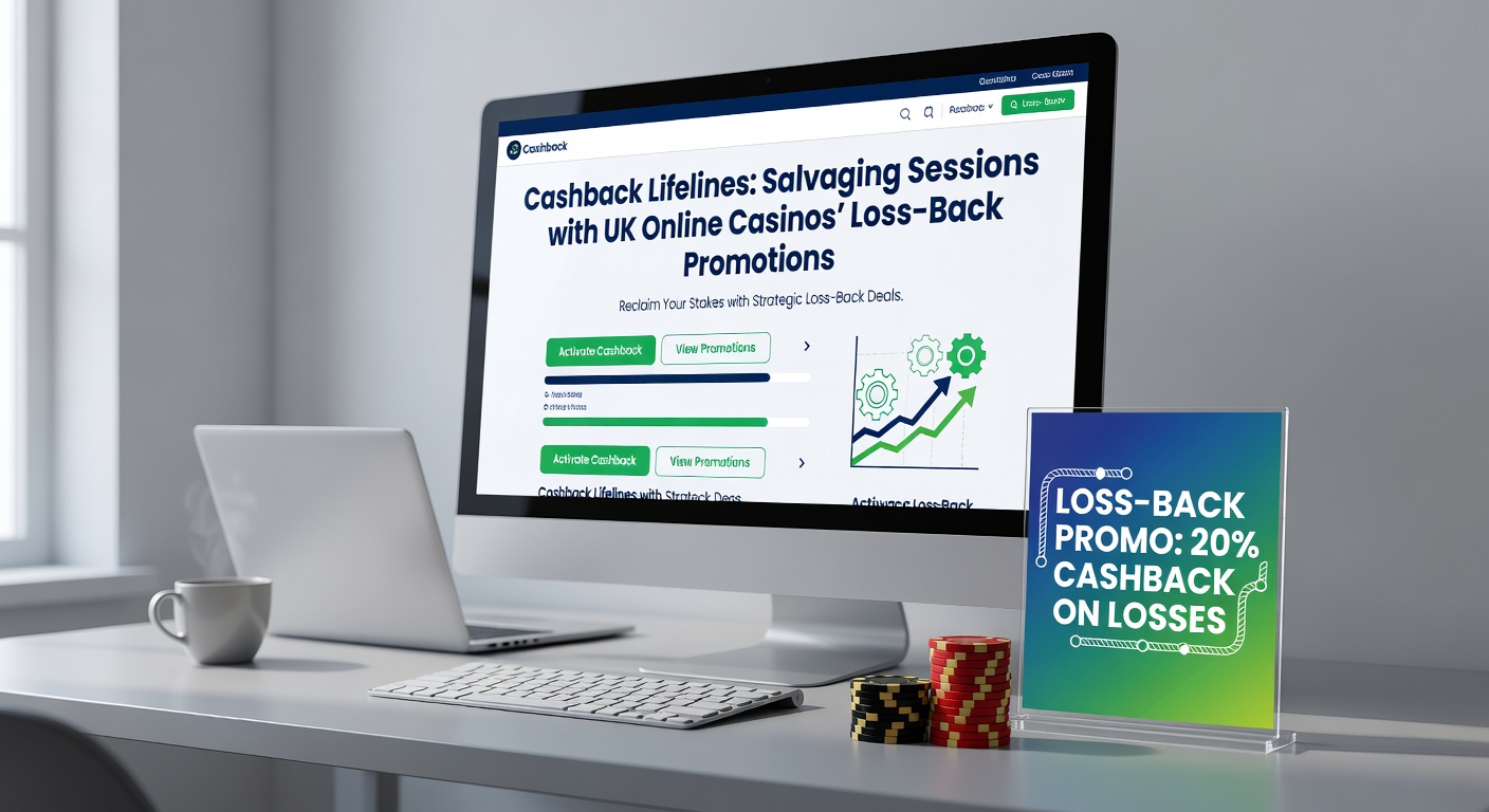 Infographic breaking down cashback calculation: net losses chart, percentage tiers from 5-25%, and example refund timelines in UK casino interfaces