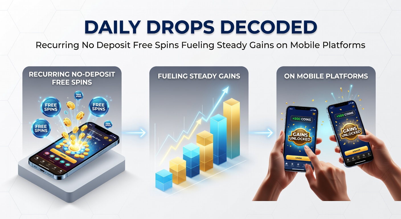 Player's hand holding smartphone with cascading free spin notifications and slot reels spinning in the background