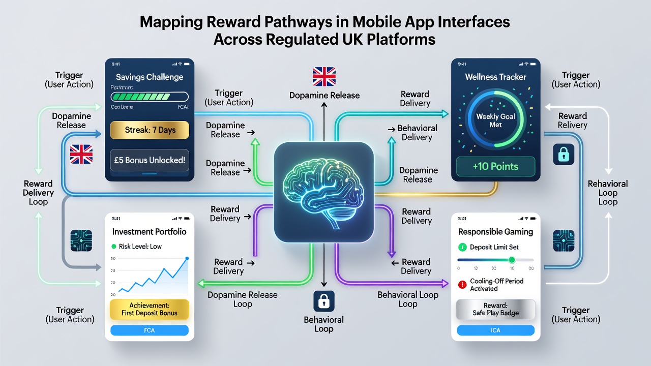 Detailed view of reward pathway elements in a mobile casino interface including buttons and progress indicators