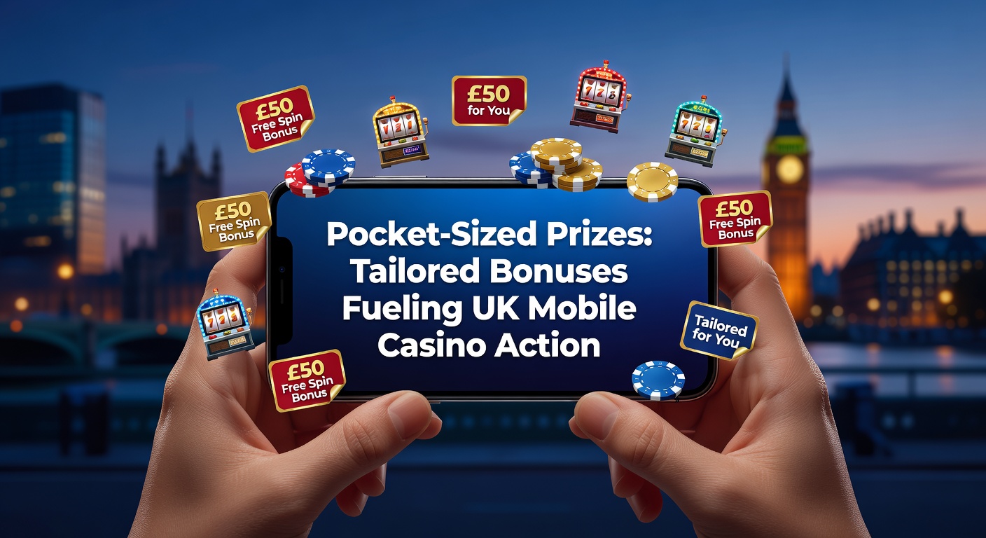 Close-up of a smartphone displaying colorful casino bonus pop-ups and personalized prize notifications amid a dynamic gaming interface