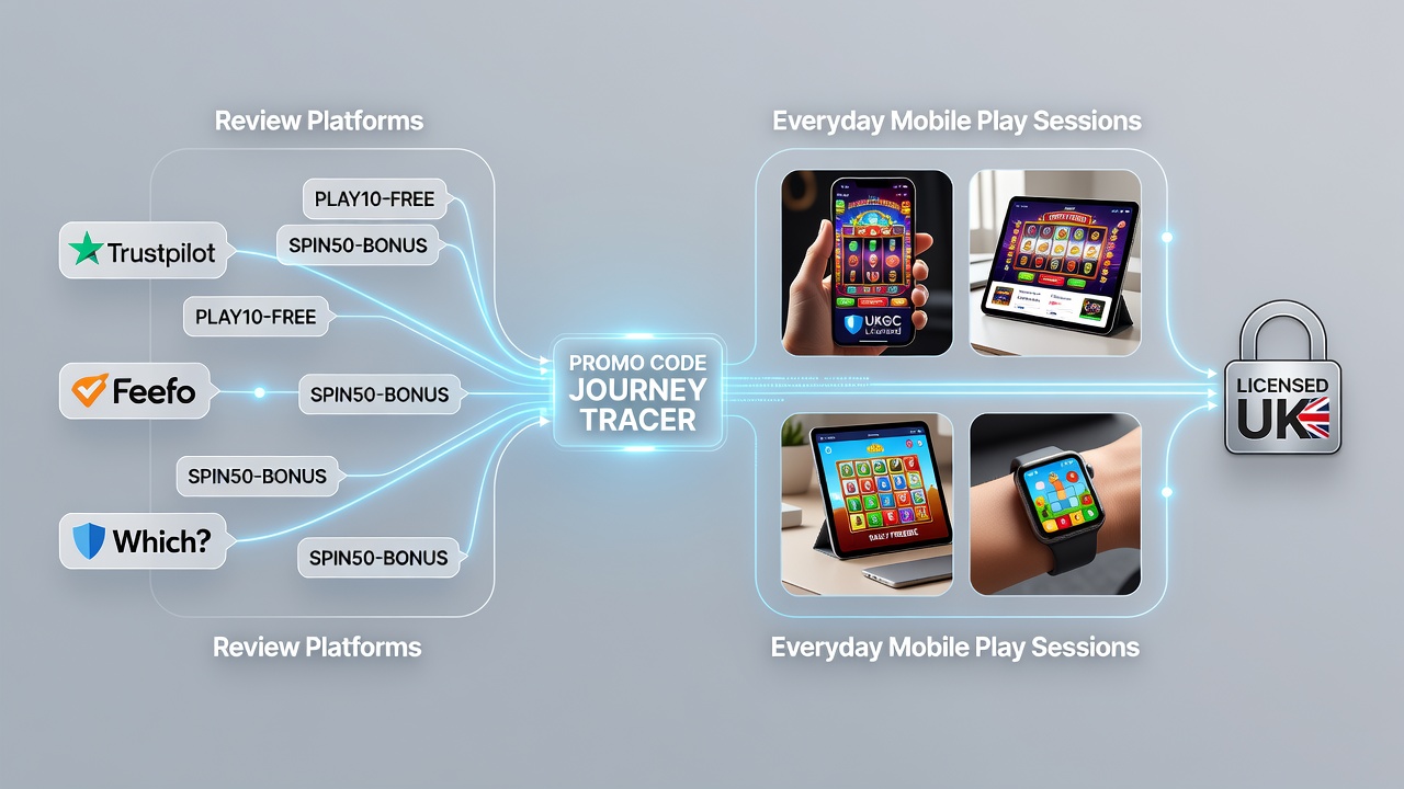 Mobile phone screen displaying a casino app with an active promo code entry field
