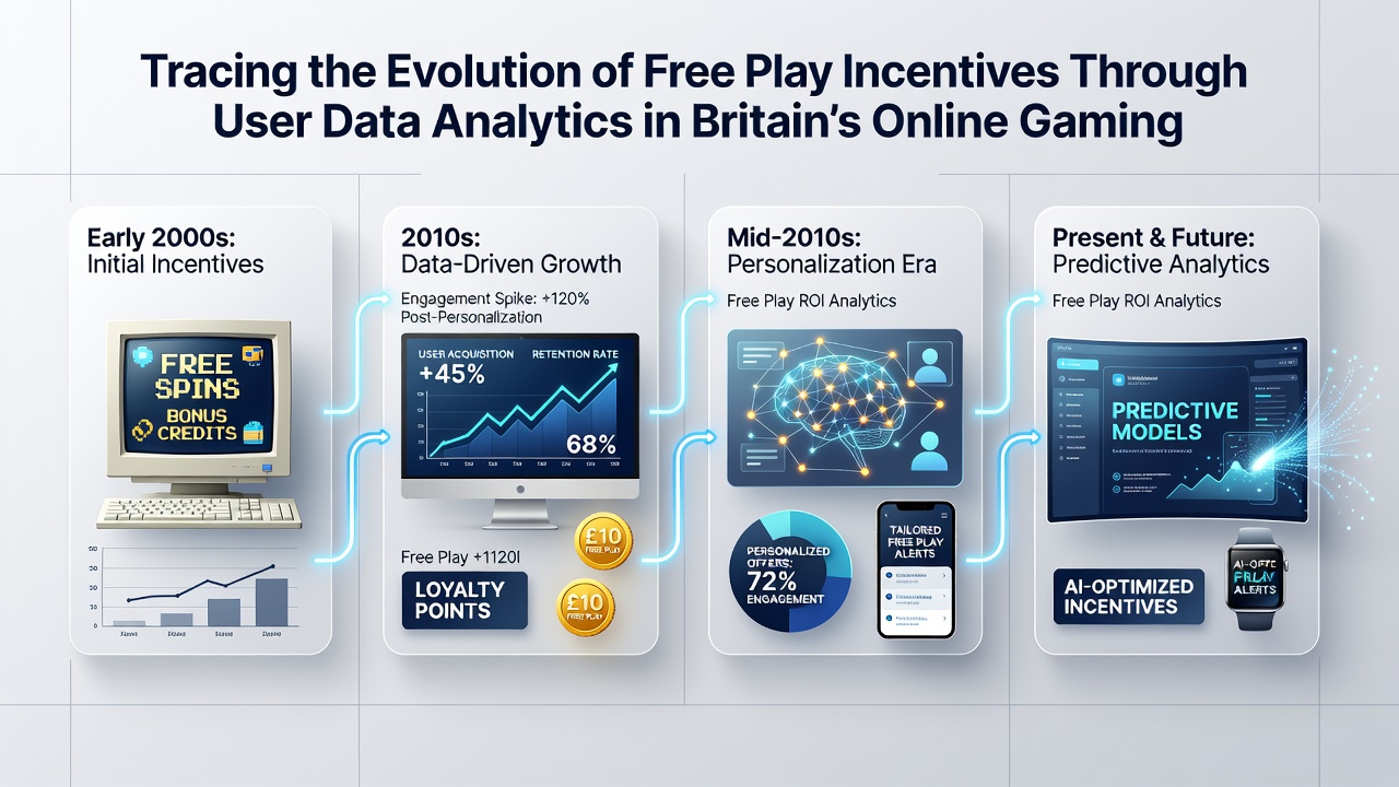 Analytics team reviewing user behavior graphs related to free play incentive performance