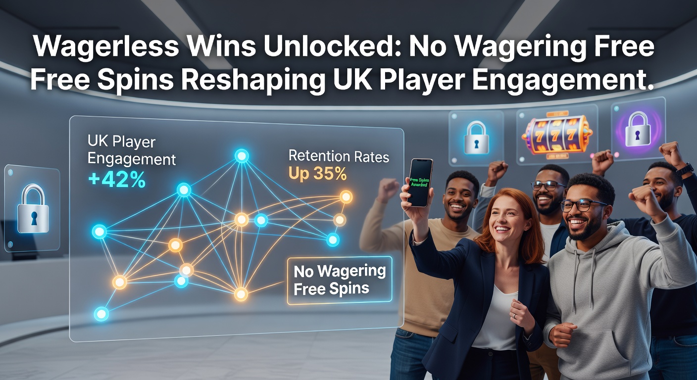 Vibrant slot reels spinning with golden coins bursting out, symbolizing effortless wins from no-wagering free spins in UK casinos